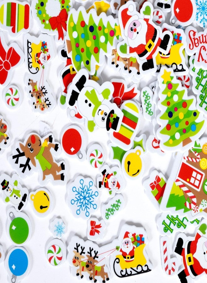 Ready 2 Learn Foam Stickers | Christmas | Pack of 168 | Self-Adhesive Stickers for Kids | Perfect for Crafts and Party Favors - Image 1